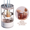 MakeClean™ Limpador de Pincel de Maquiagem 3 em 1 [Brinde Kit Completo de Pinceis]